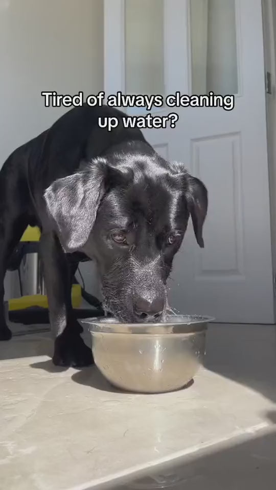 No-Spill Pet Water Bowl – Anti-Splash Slow Feeder for Dogs & Cats, Floating Disk Design to Prevent Wet Mouths & Keep Floors Dry, 1L